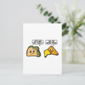 Carte Postale Taco ‘Bout It. Non, je suis Nacho Friend. (Debout devant)