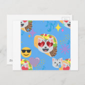 Carte Postale taco cat emoji (Devant / Derrière)