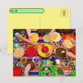 Carte postale Taco Fiesta (Devant / Derrière)