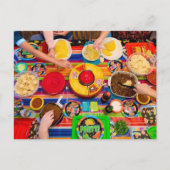 Carte postale Taco Fiesta Foodie (Devant)