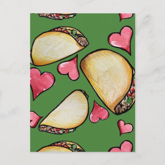 Carte Postale Taco Lover (Devant)
