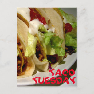 Carte Postale Taco mardi tacos photo