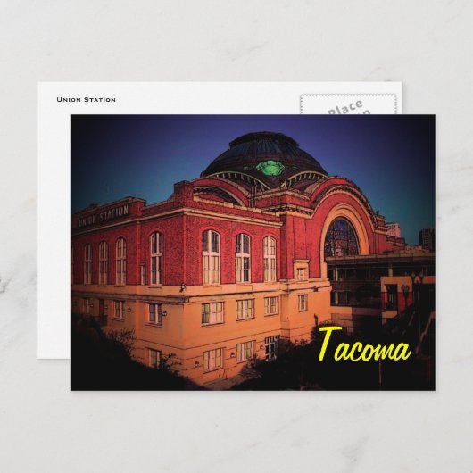 Carte postale Tacoma (Devant / Derrière)