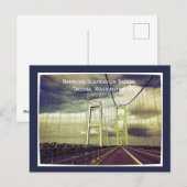 Carte Postale Tacoma Narrows Suspension Bridge, Washington (Devant / Derrière)