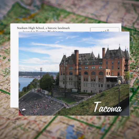 Carte Postale Tacoma, Washington Historic Landmark Travel