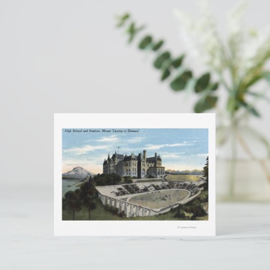 Carte Postale Tacoma, Washington - vue de lycée (Debout devant)