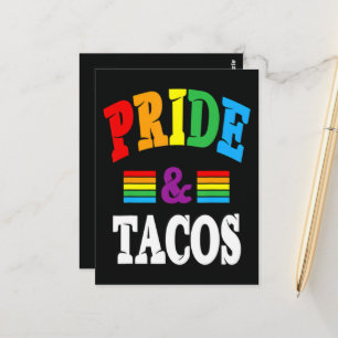Carte Postale Tacos de la fierté Lgbt Lgbtq Gay
