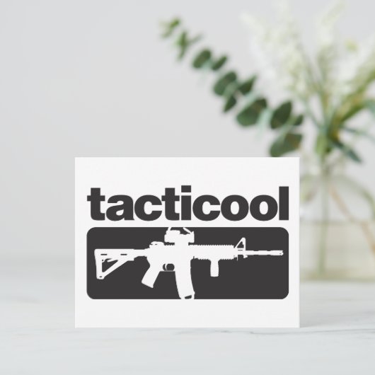 Carte Postale Tacticool - Noir (Debout devant)