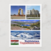 Carte Postale Tadjikistan - Mosaïque - (Devant)