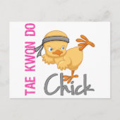 Carte Postale Tae Kwon Do Chick (Devant)