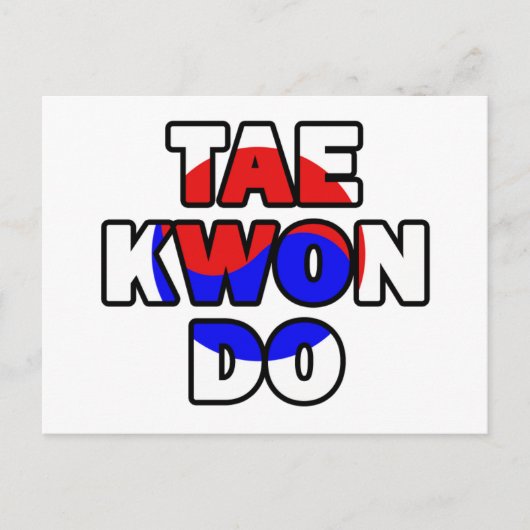 Carte Postale Taekwondo (Devant)