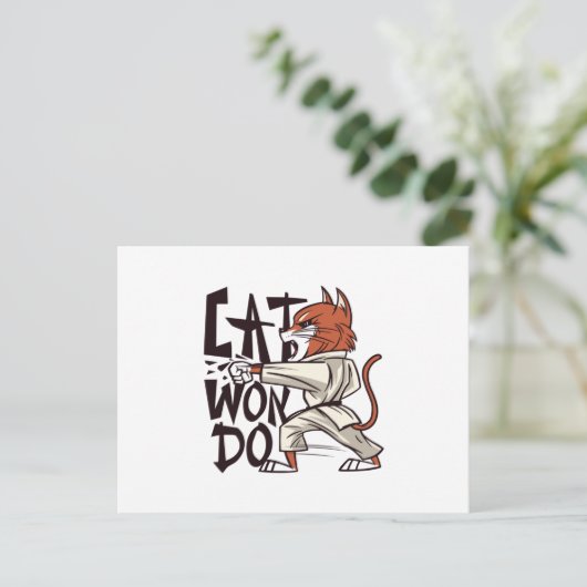 Carte Postale Taekwondo (Debout devant)