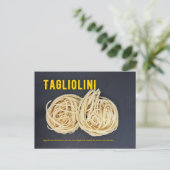 Carte Postale Tagliolini Recette (Debout devant)