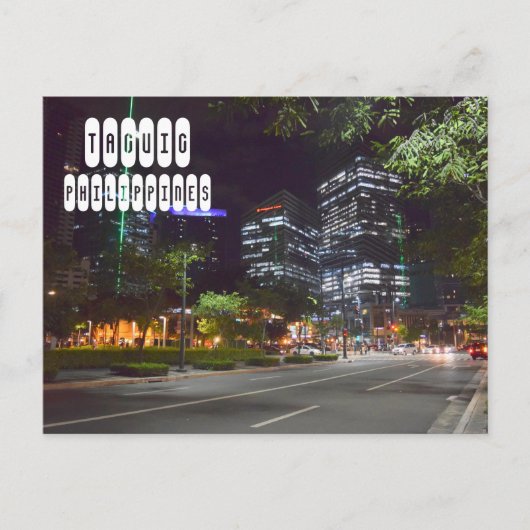 Carte Postale Taguig (Devant)