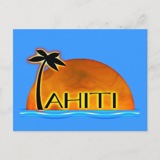 Carte postale Tahiti (Devant)