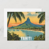 Carte Postale Tahiti (Devant / Derrière)