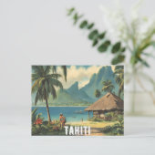 Carte Postale Tahiti (2) (Debout devant)