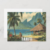 Carte Postale Tahiti (2) (Devant / Derrière)