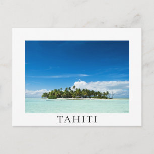Carte Postale Tahiti, île tropicale dans le pacifique