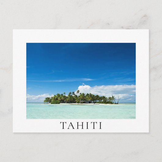 Carte Postale Tahiti, tropical island in the pacific (Devant)