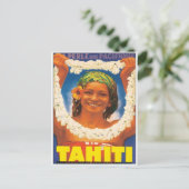 Carte Postale Tahiti vintage (Debout devant)