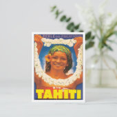 Carte Postale Tahiti vintage (Debout devant)