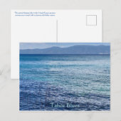 Carte postale Tahoe Blues (Devant / Derrière)