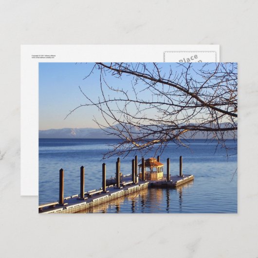 Carte Postale Tahoe Pier (Devant / Derrière)