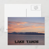 Carte Postale Tahoe SunSet 1 (Devant / Derrière)
