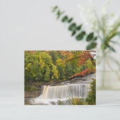 Carte Postale Tahquamenon Falls en automne (Debout devant)