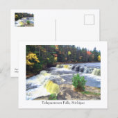 Carte Postale Tahquamenon Falls, Michigan (Devant / Derrière)