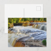 Carte Postale Tahquamenon Falls Michigan (Devant / Derrière)