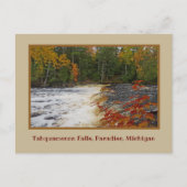 CARTE POSTALE TAHQUAMENON TOMBE EN AUTOMNE / MICHIGAN'S U.P. (Devant)