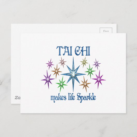 Carte Postale Tai Chi Sparkles (Devant / Derrière)