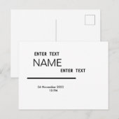 Carte postale, Taille : Carte postale standard, Pa (Devant / Derrière)