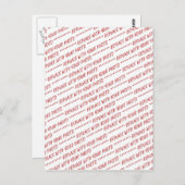 Carte Postale Taille spécifique Modèle photo 8x10 (Devant / Derrière)