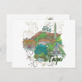 Carte Postale Taipei (Devant / Derrière)