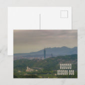 Carte Postale Taipei 101 à Taïwan (Devant / Derrière)