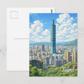 Carte Postale Taipei 101 Taïwan (Devant / Derrière)