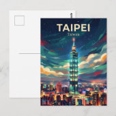 Carte Postale Taipei 101 Taïwan (Devant / Derrière)