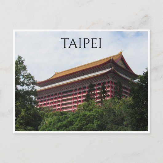 Carte Postale taipei grand hotel (Devant)