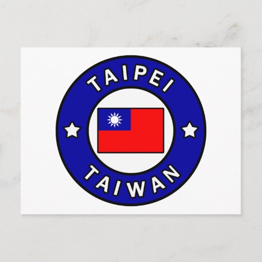 Carte Postale Taipei Taïwan (Devant)