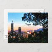 Carte Postale Taipei, Taïwan (Devant / Derrière)