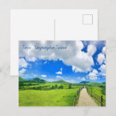 Carte Postale Taïpei yangmingshan Taïwan matin d'été (Devant / Derrière)