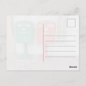 Carte Postale Taiwan Postboxes Mailboxes Greetings (Dos)