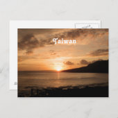 Carte Postale Taïwan Sunset (Devant / Derrière)