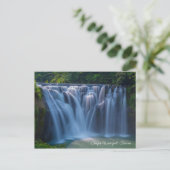 Carte Postale Taïwan Voyageur Visite Shifen Waterfall (Debout devant)