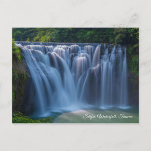 Carte Postale Taïwan Voyageur Visite Shifen Waterfall