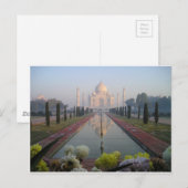 Carte Postale Taj Mahal (Devant / Derrière)