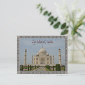 CARTE POSTALE TAJ MAHAL (Debout devant)